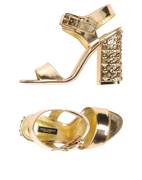 dolce gabbana sandals gold|dolce & gabbana sandals sale.